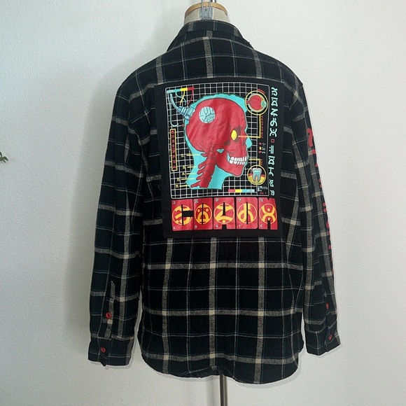 Logic Coadm Wool Shirt with Quilted Lining - Picture 2 of 5